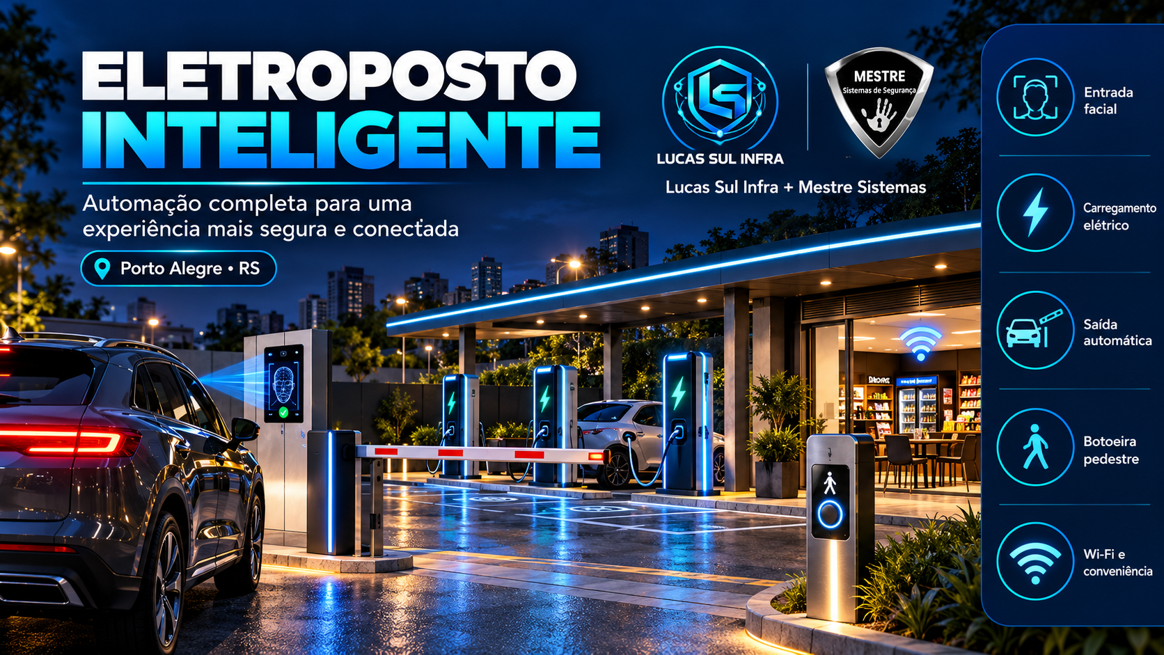 Instalação de câmera de segurança