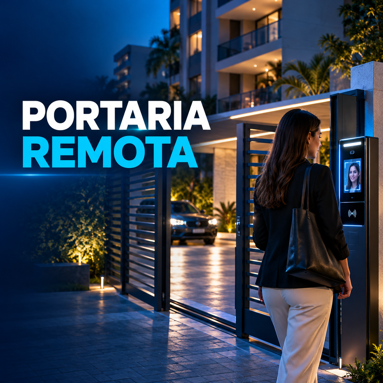 Portaria remota e equipe técnica